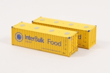ACME 95051 - H0 - Bulk Container 30 ft InterBulk Food (2 Stück)